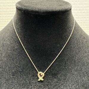 Tiffany & Co. Paloma Picasso Loving Heart pendant necklace in sterling silver